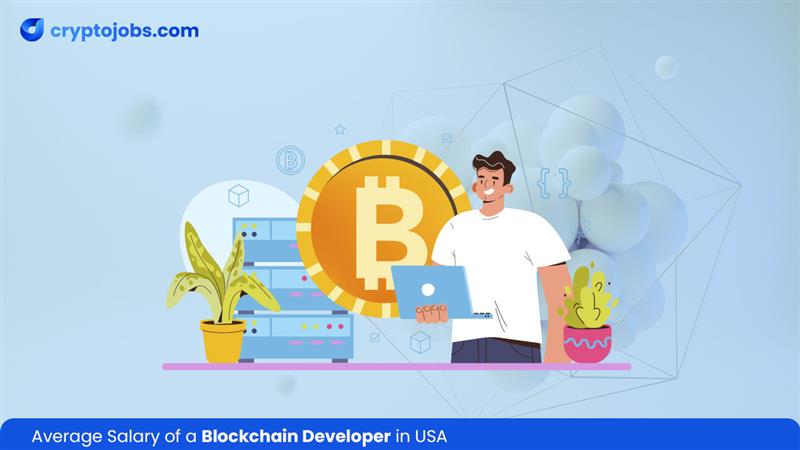 Average Salary of a Blockchain Developer in USA